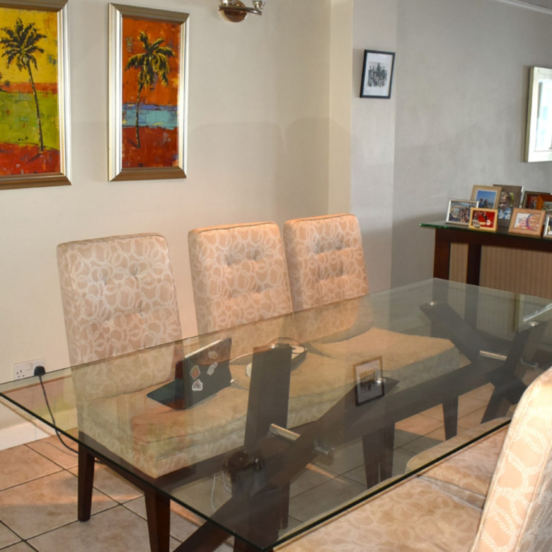 st lucia real estate The Harbour 11 Town House table