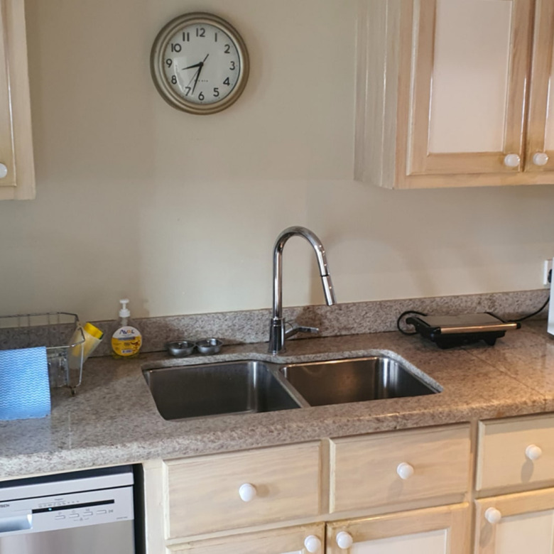 st lucia real estate The Harbour 11 Town House sink