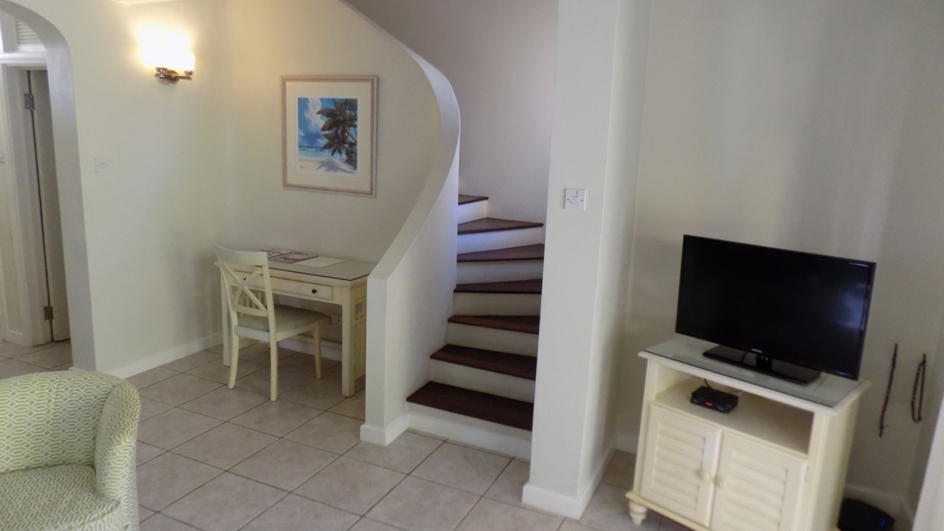st lucia real estate THE HARBOUR NO.23 FOR RENT stairway