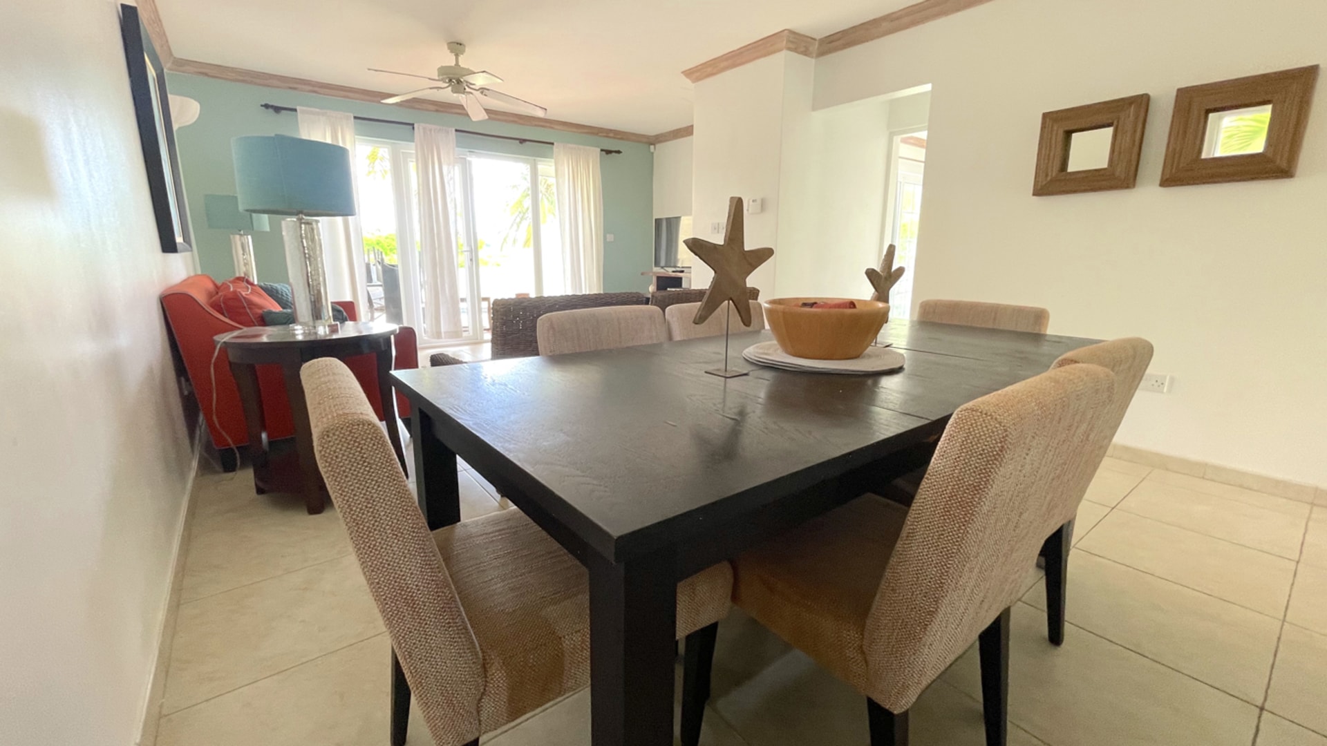 St Lucia real estate VILLAS ON THE GREEN 2 For Rent chairs table