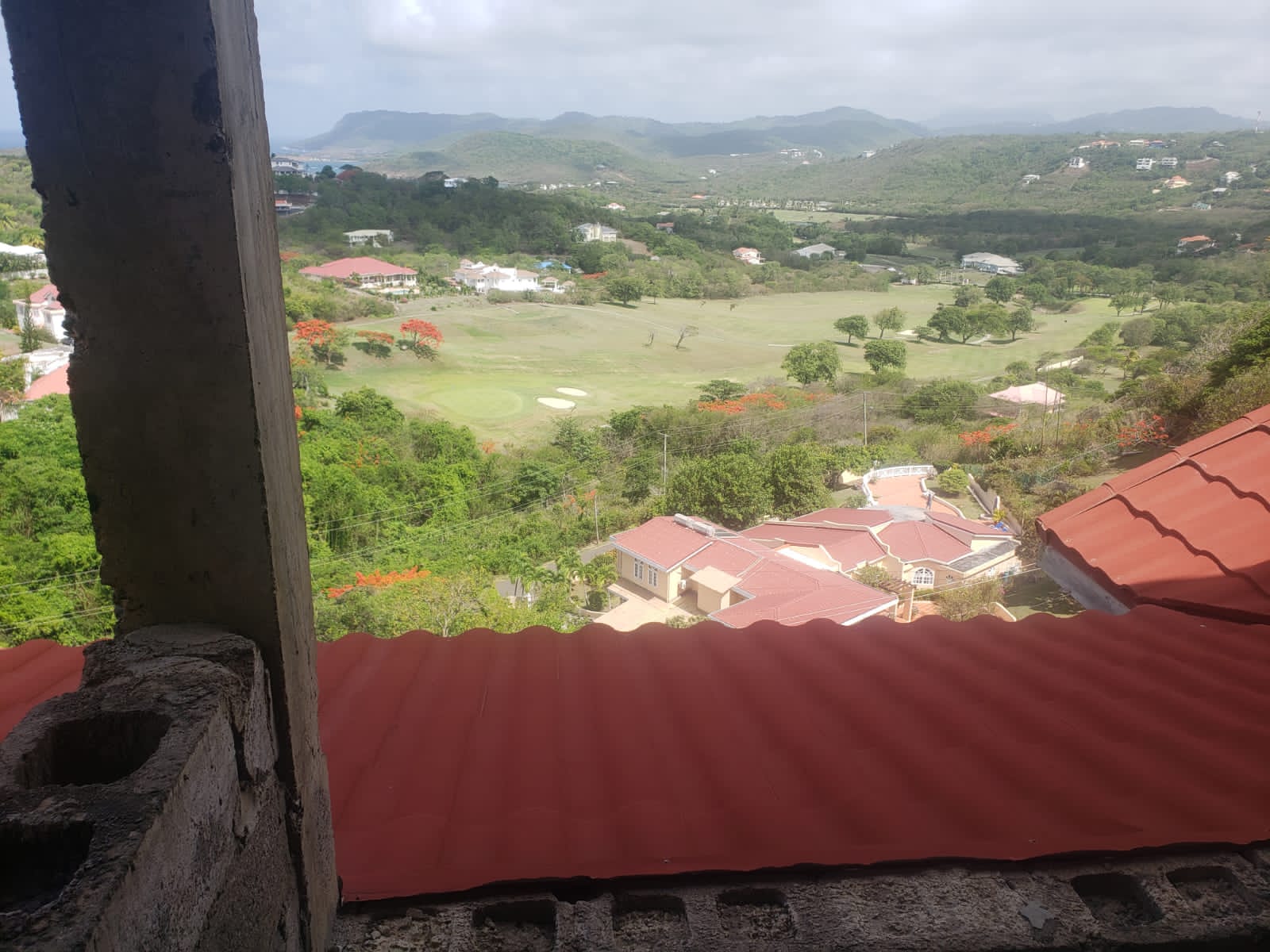 44d29d4a-906a-4dfc-8765-74bc0ace0fd7 Unfinished Villa For Sale in Cap Estate st lucia inside view