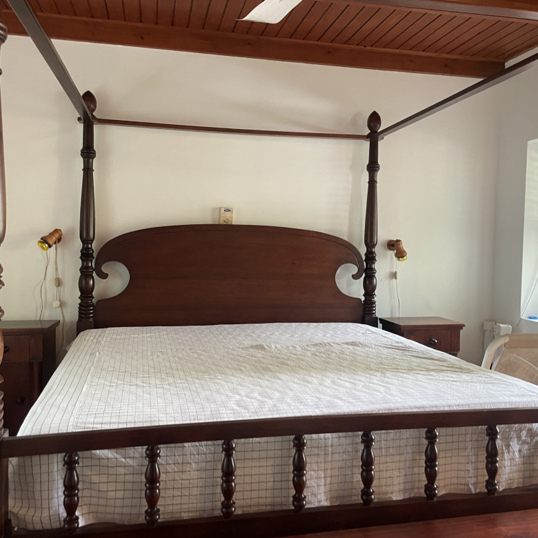 St Lucia Real estate villa for sale in soufriere single bed
