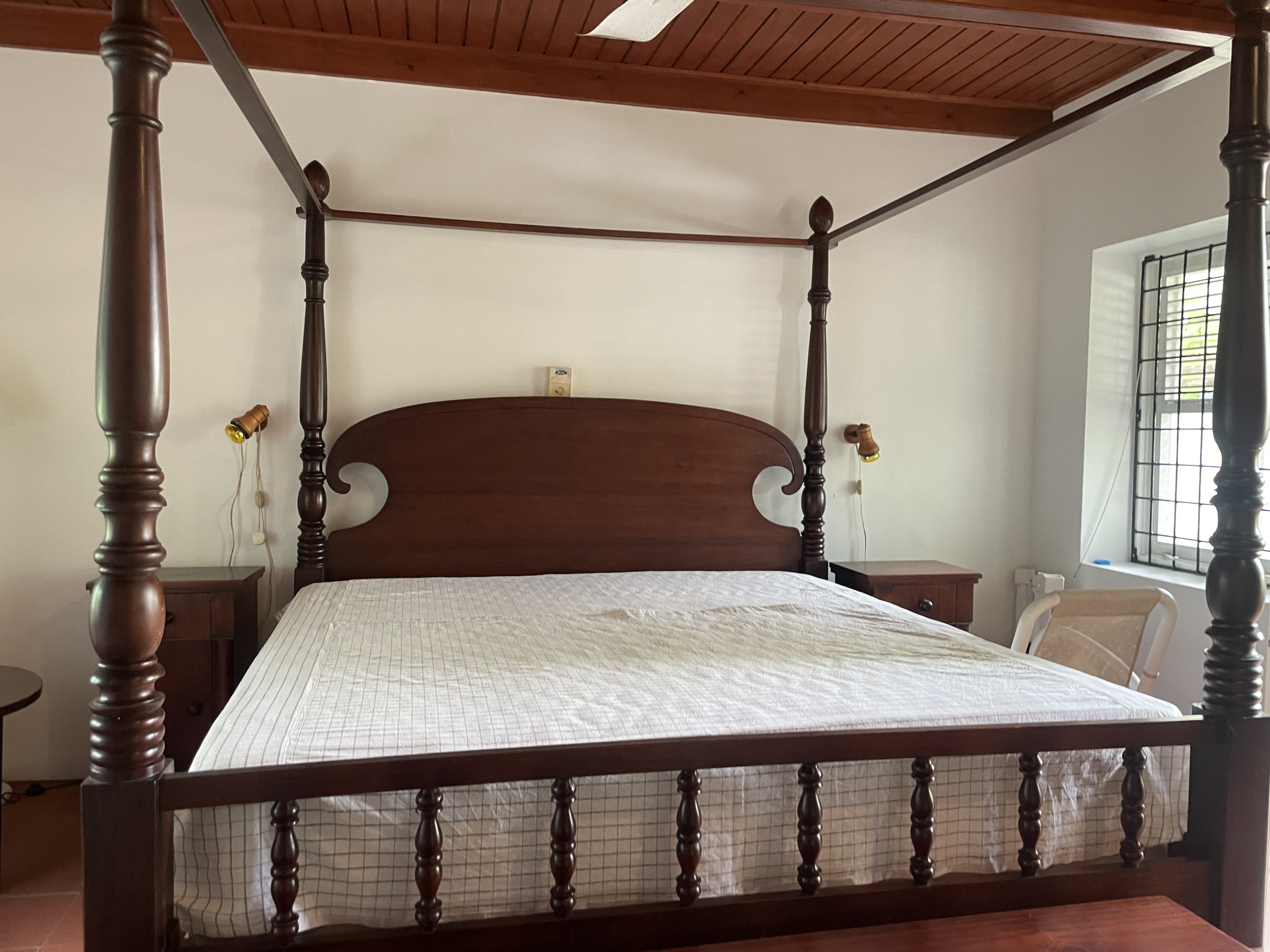 St Lucia Real estate villa for sale in soufriere single bed