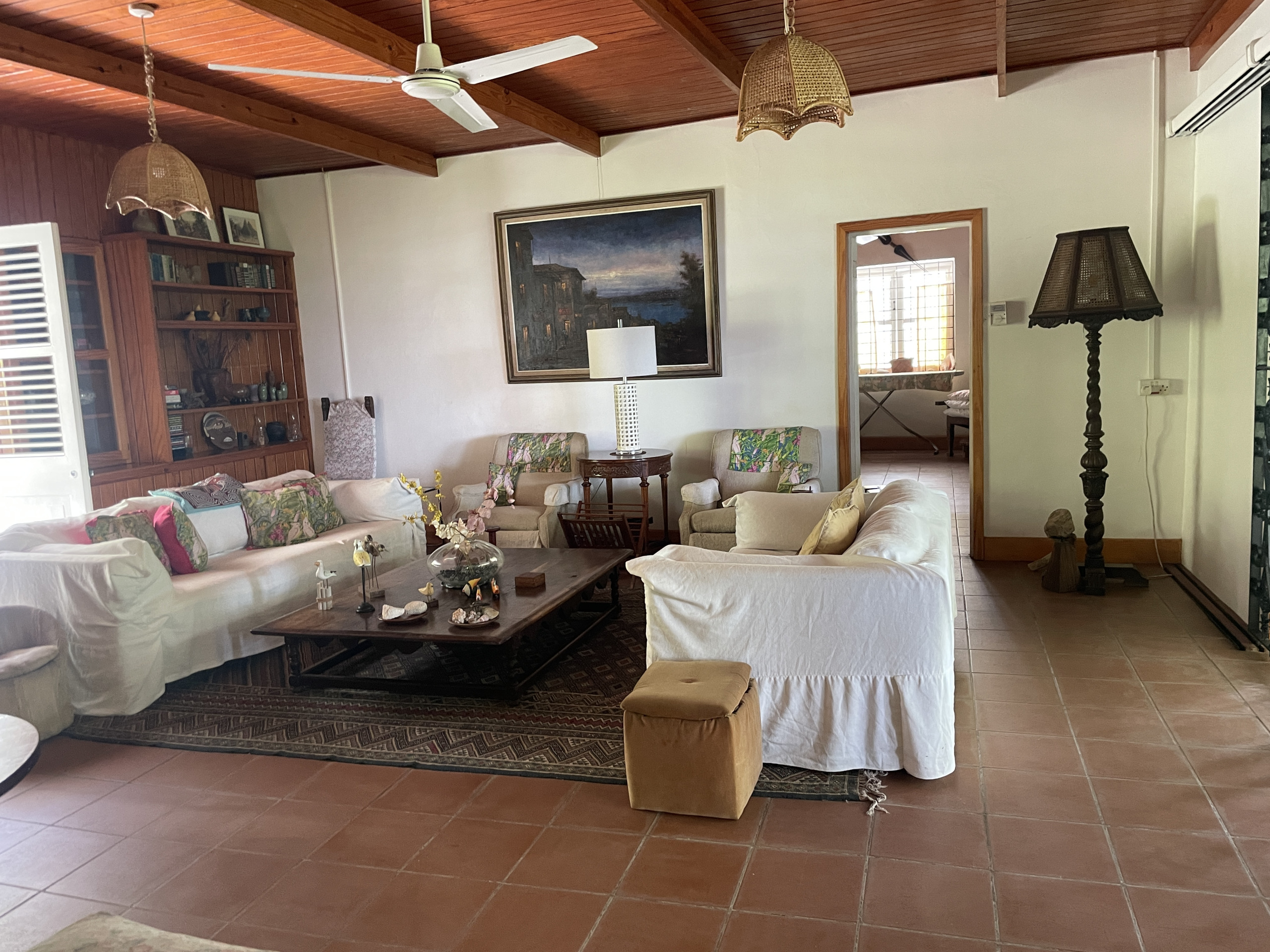 St Lucia Real estate villa for sale in soufriere living room