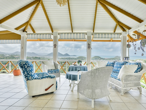villa for sale in st lucia - moonsong villa
