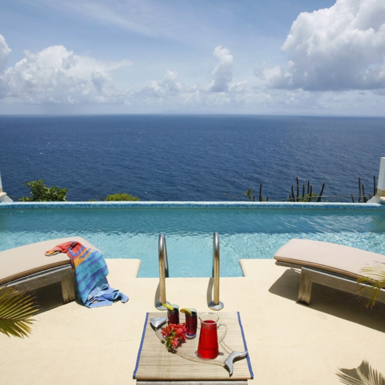 Luxury Villa For Sale In Cap Estate st lucia RUDDER ROCK VILLA pool view