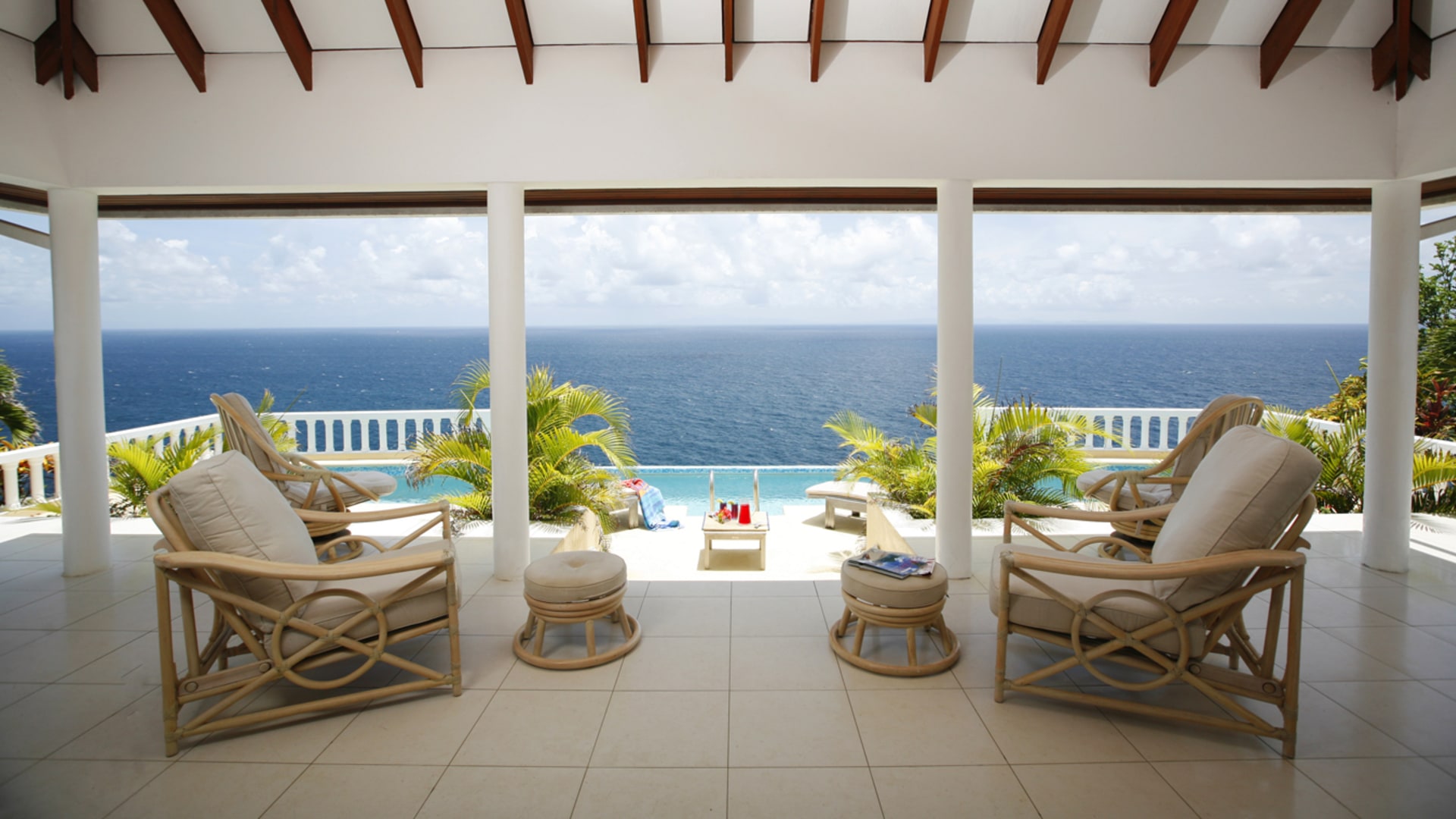 RUDDER ROCK VILLA cap estate3 Luxury Villa For Sale In Cap Estate st lucia RUDDER ROCK VILLA open view