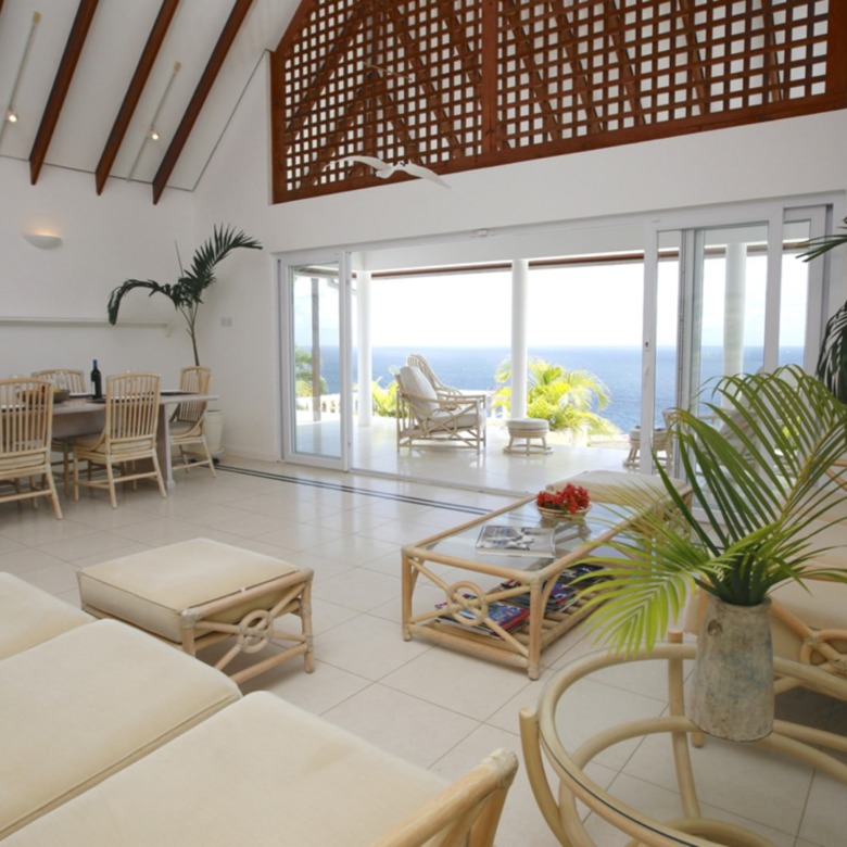 Luxury Villa For Sale In Cap Estate st lucia RUDDER ROCK VILLA inside view