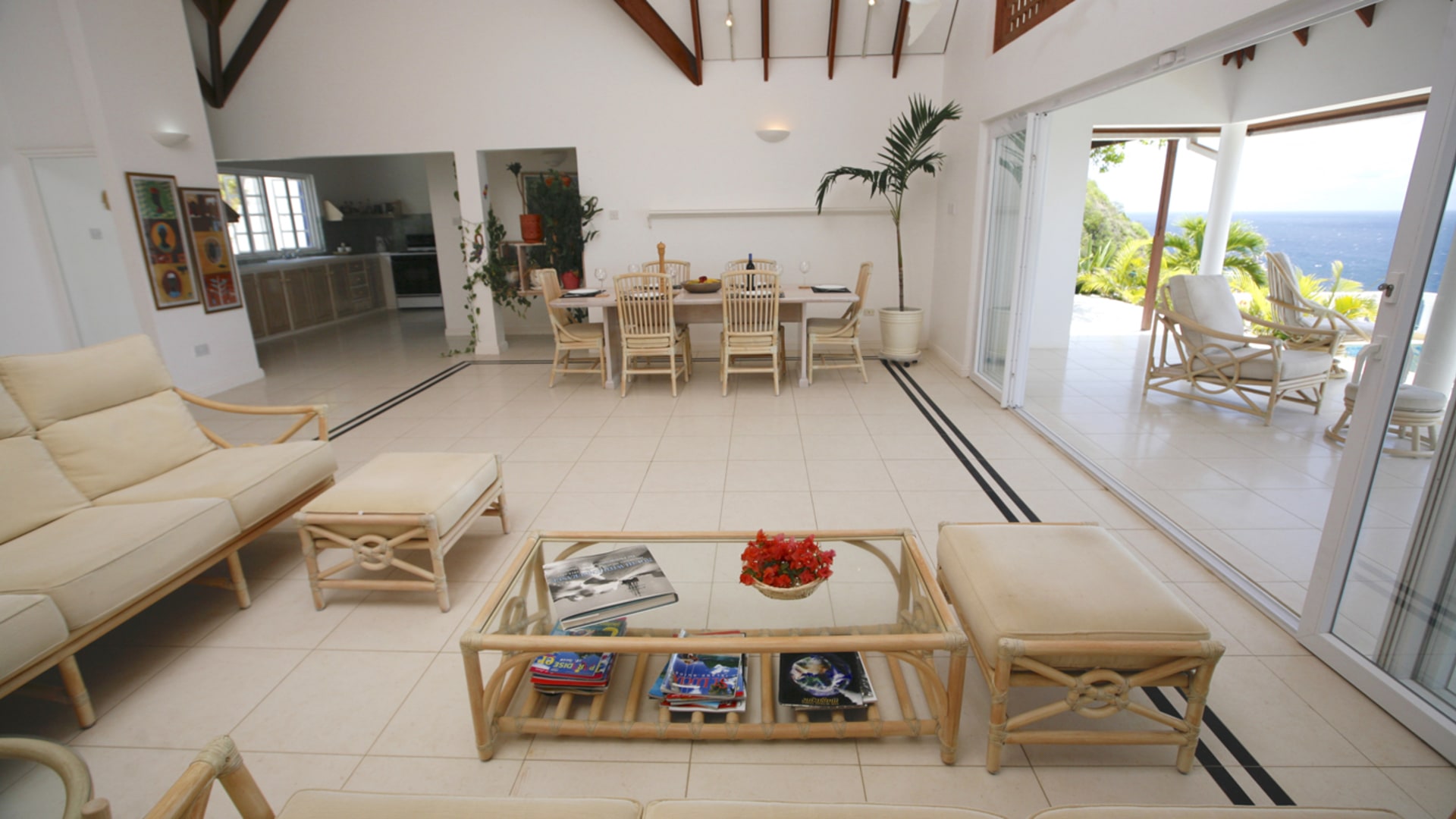 RUDDER ROCK VILLA cap estate554 Luxury Villa For Sale In Cap Estate RUDDER ROCK VILLA living room