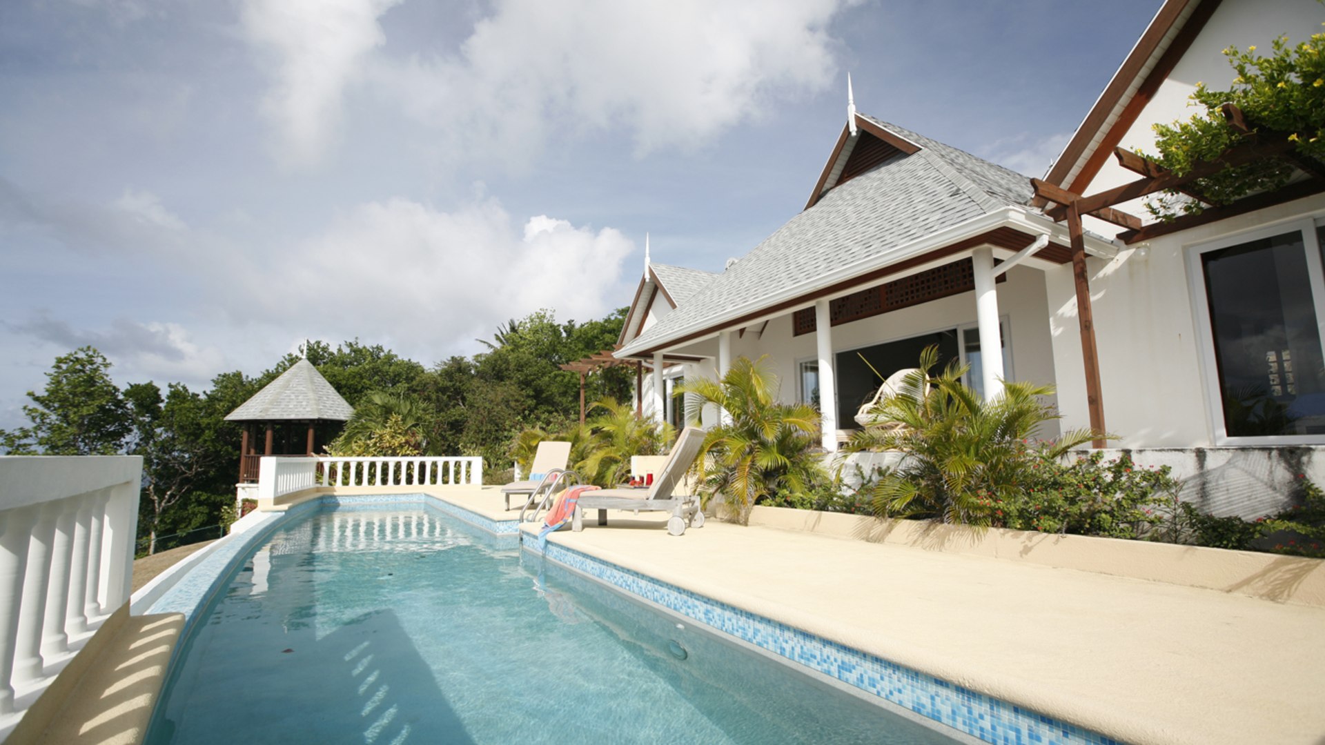 RUDDER ROCK VILLA cap estate765 Luxury Villa For Sale In Cap Estate RUDDER ROCK VILLA pool