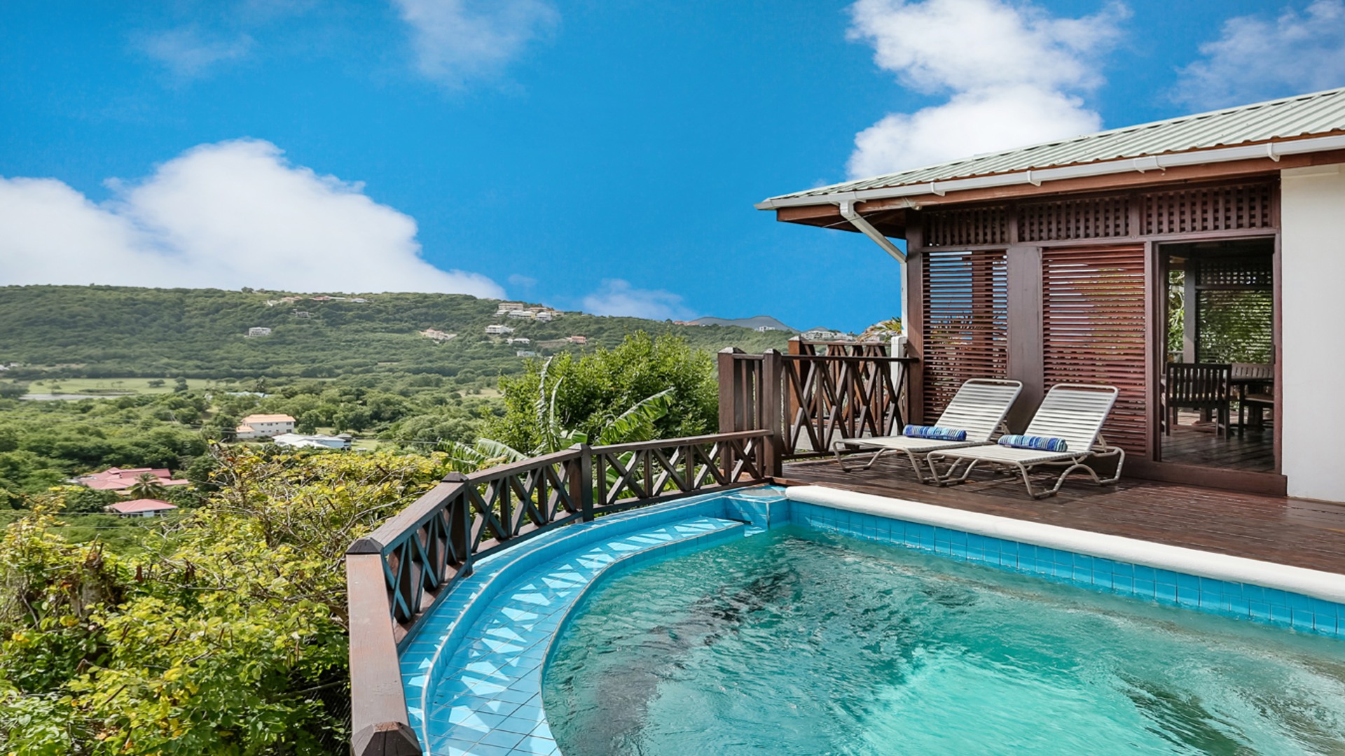 VILLA CADASSE & ORCHID COTTAGE13 House and Cottage For Sale Cap Estate st lucia front pool
