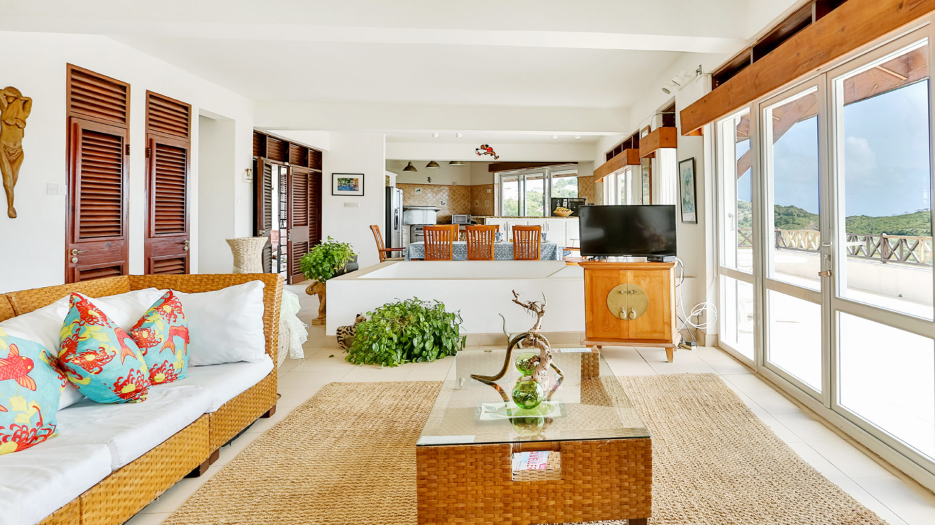 VILLA CADASSE & ORCHID COTTAGE3 House and Cottage For Sale Cap Estate st lucia kitch and living