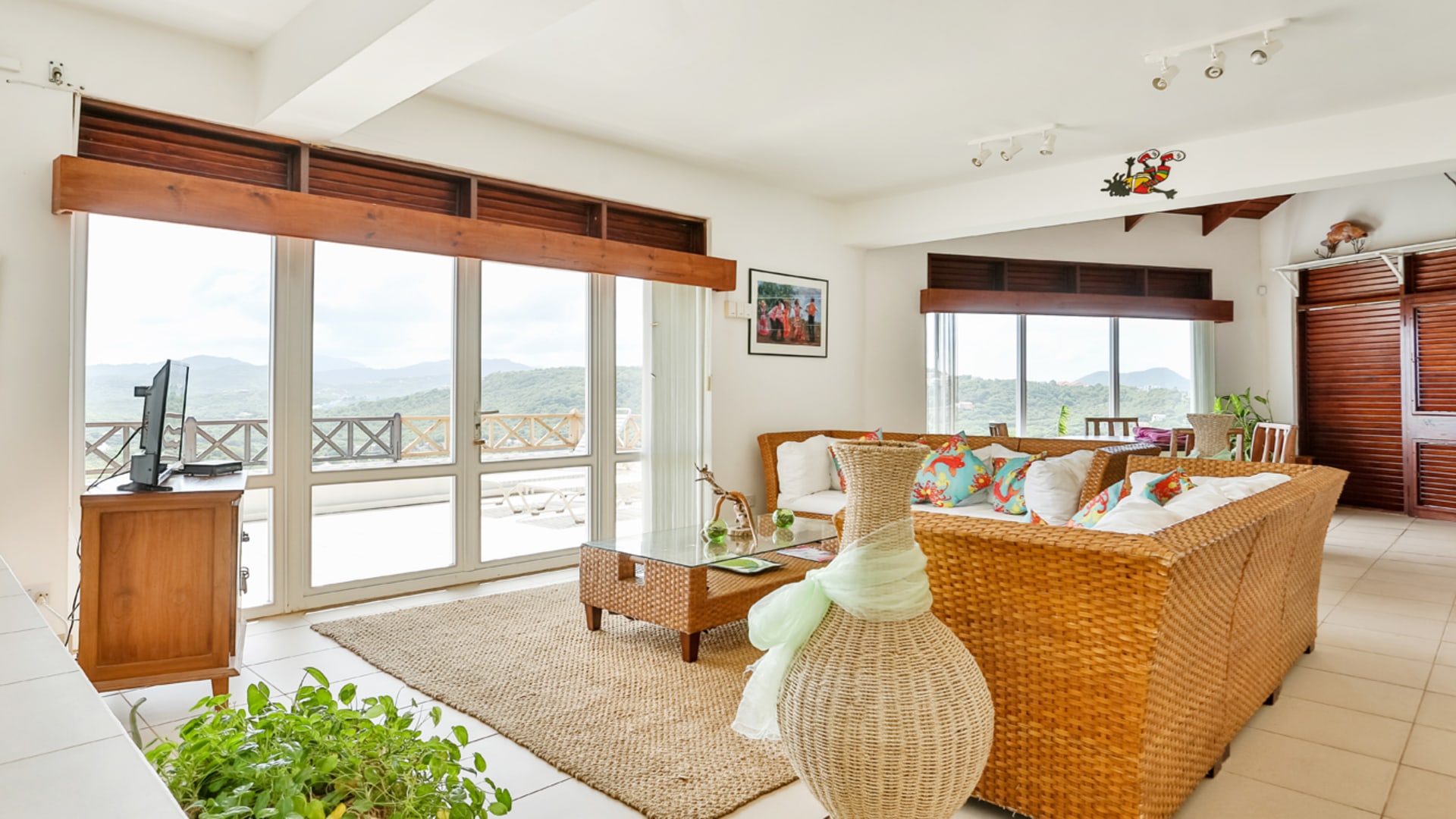 VILLA CADASSE & ORCHID COTTAGE4 House and Cottage For Sale Cap Estate st lucia living room