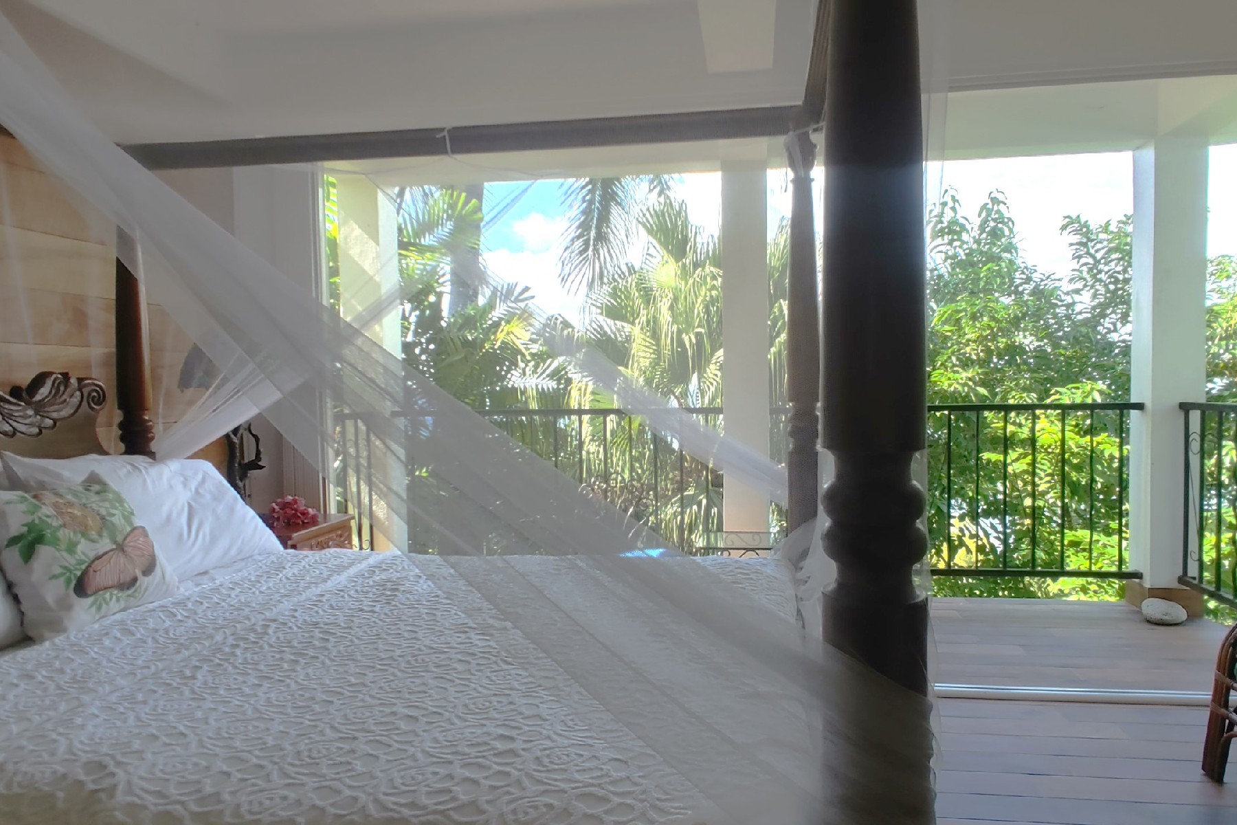 butterfly house st lucia real estate bedroom