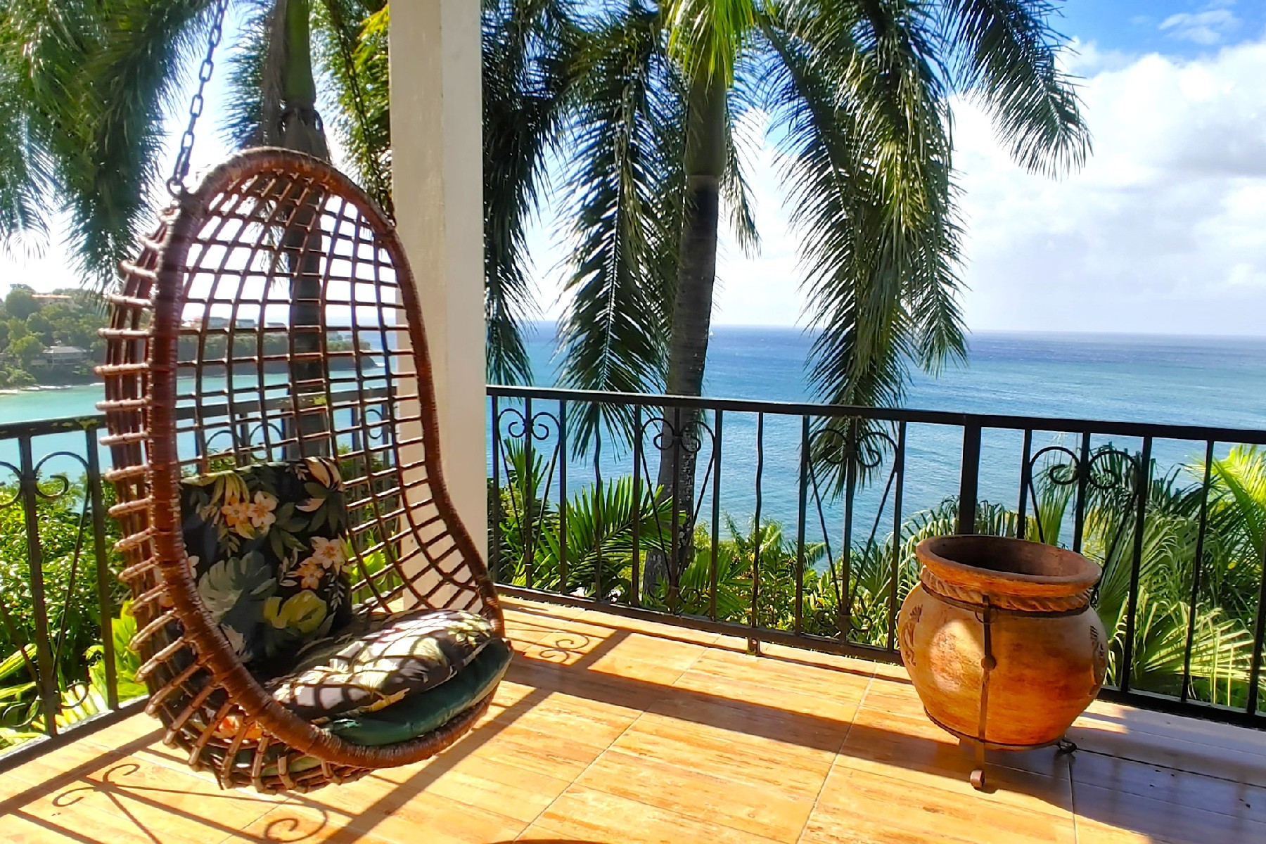 butterfly house st lucia real estate balcony