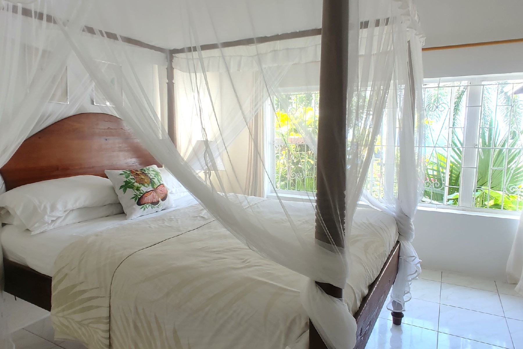 butterfly house st lucia real estate bedroom