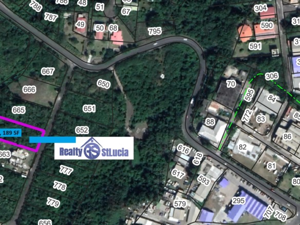 25189 SF land for sale in blackbay aerial view