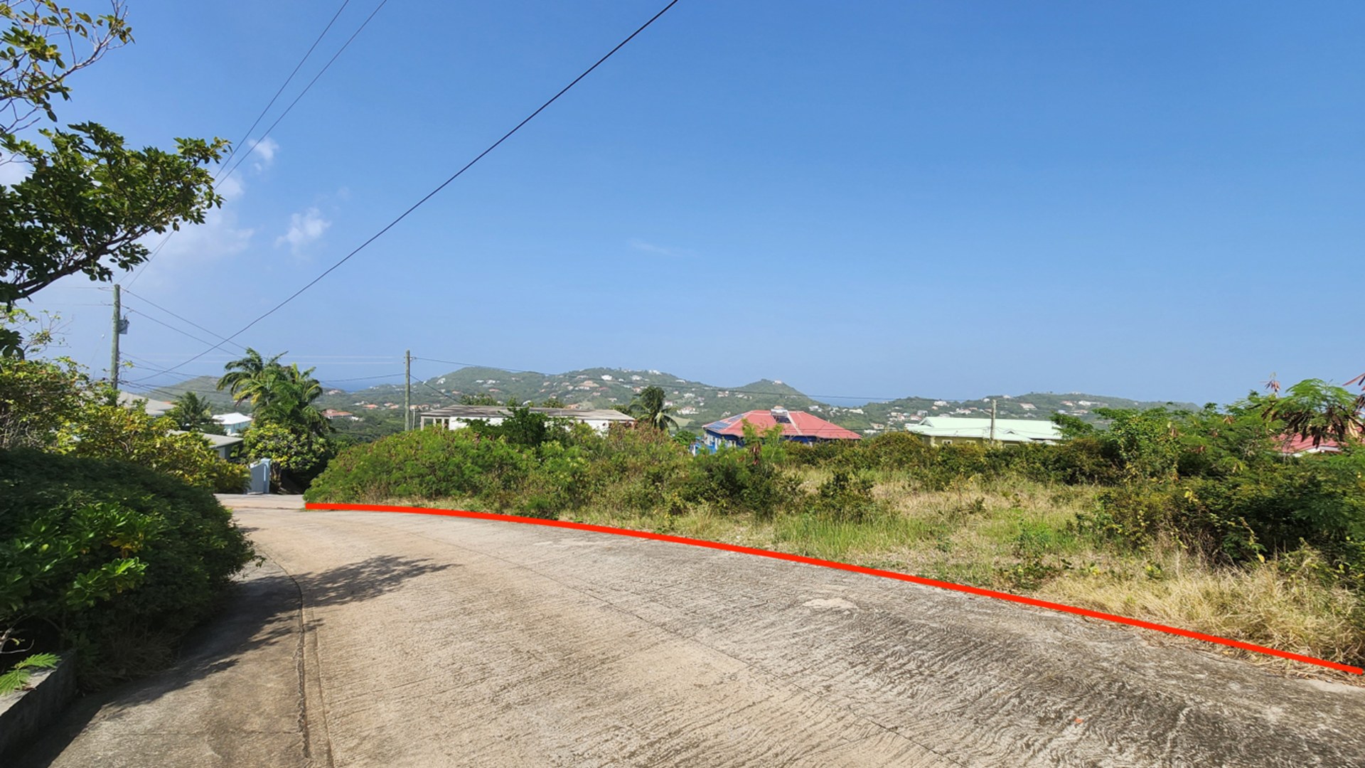 Lot #85 For Sale in South Hills Cap Estate concrete roads