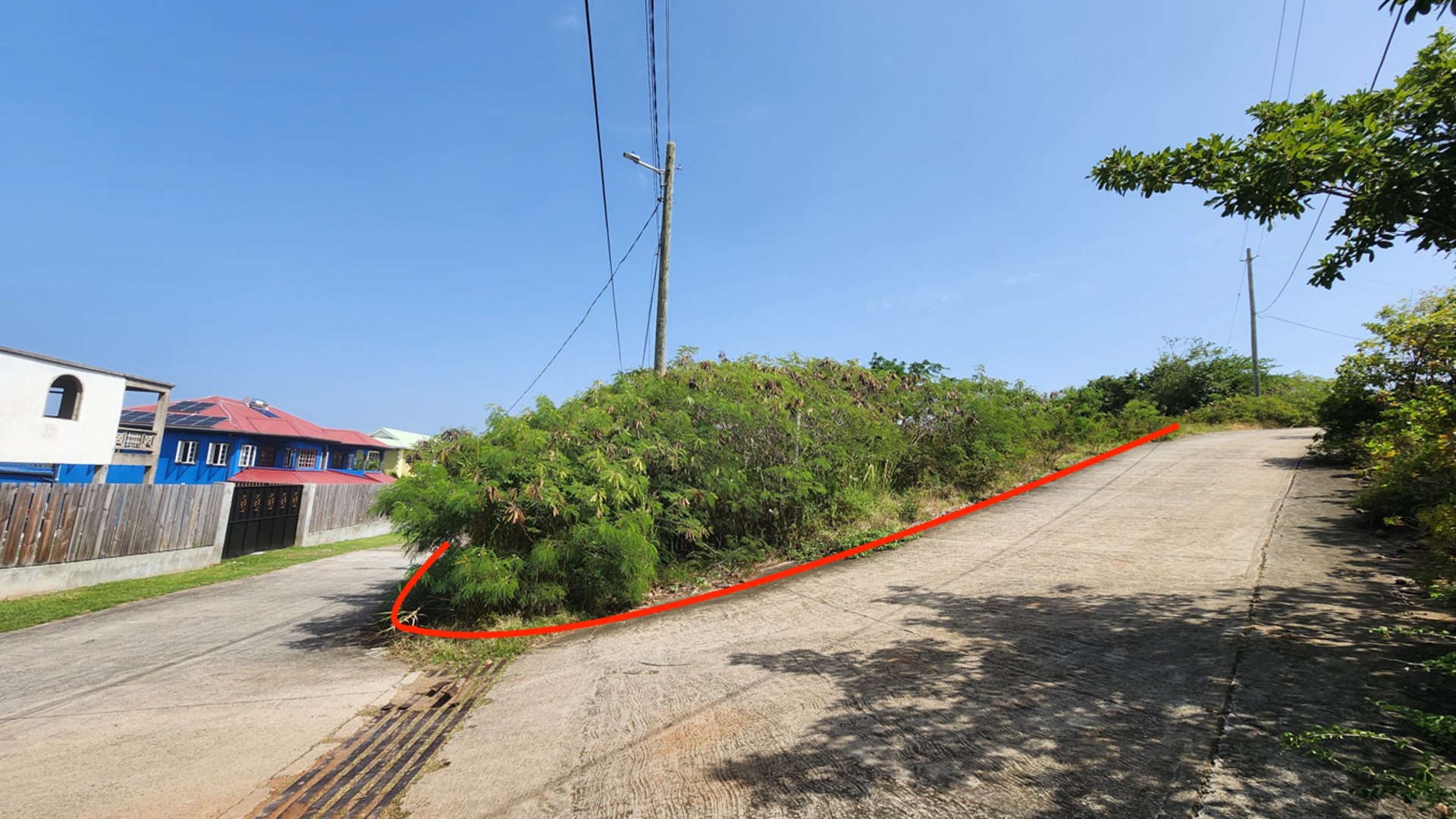 Lot #85 For Sale in South Hills Cap Estate gros islet