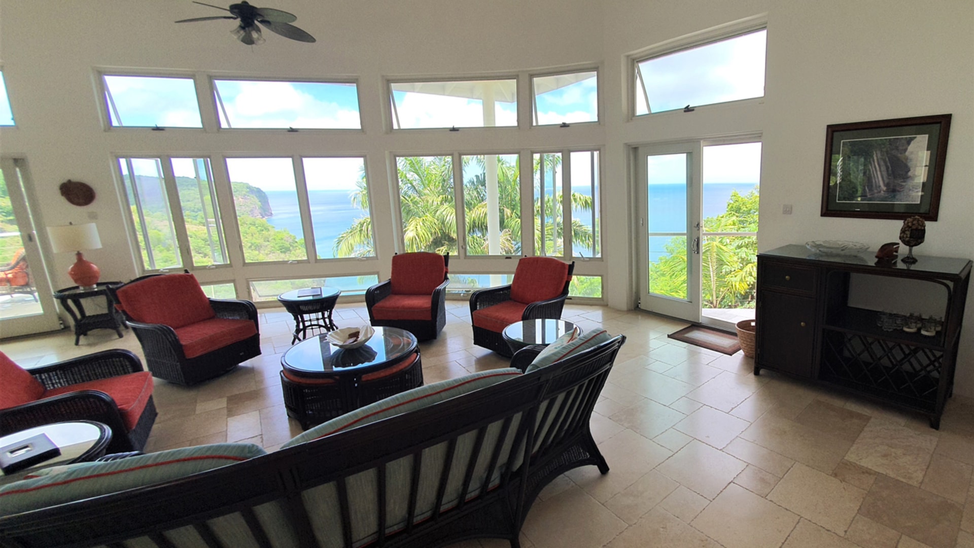 Luxury Home For Sale in Marigot Bay Villa Trou Roland st lucia real estate living area