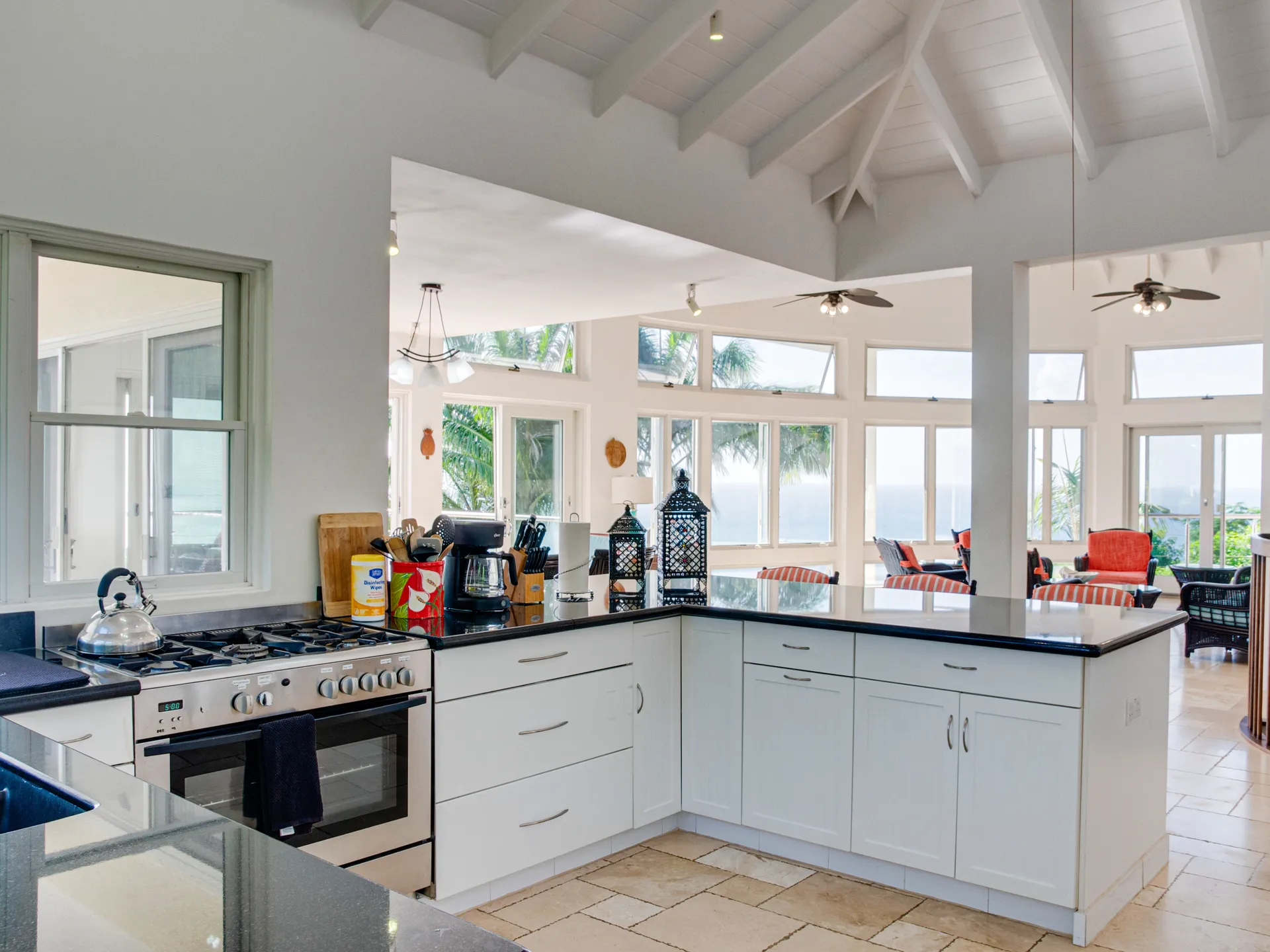 Luxury villa For Sale in Marigot Bay st lucia kitchen