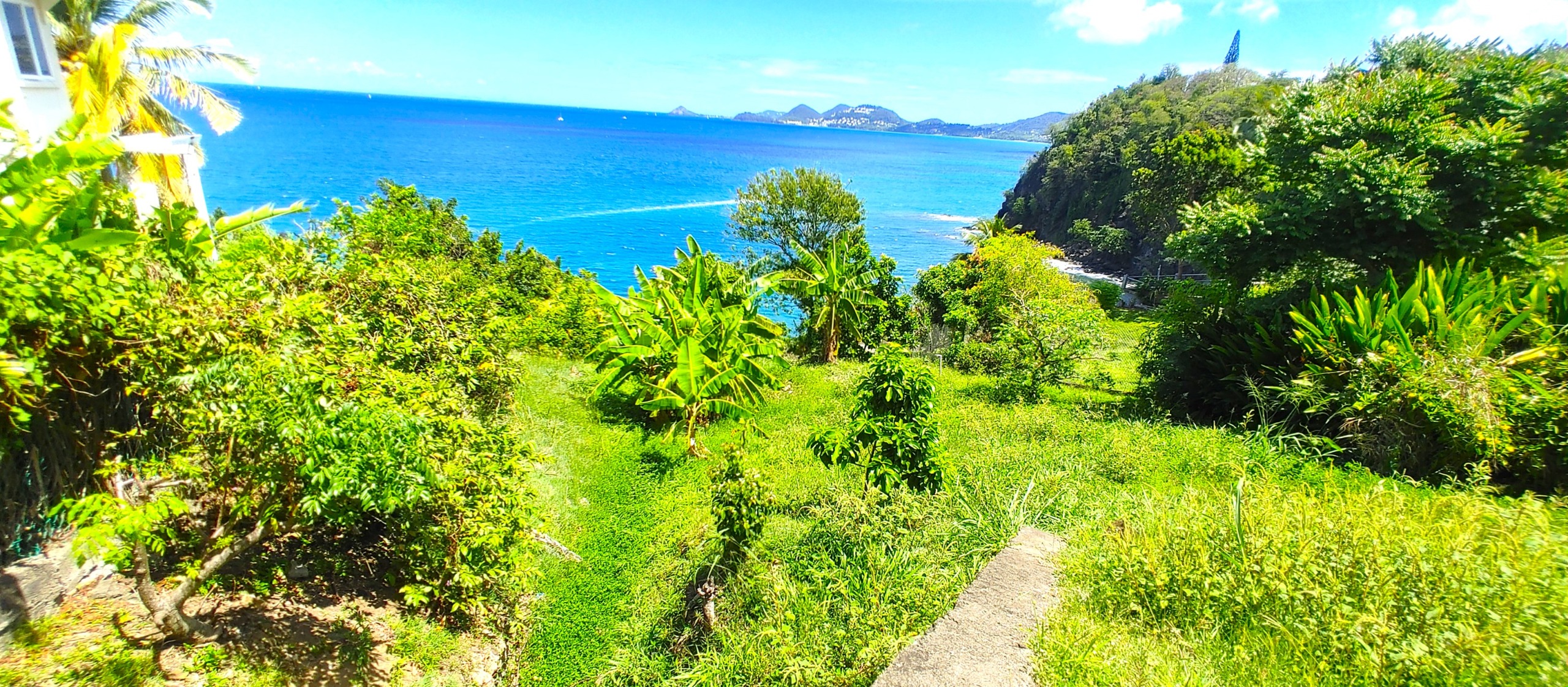 St Lucia real estate Waterfront Land Overlooking the Caribbean Sea views
