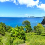 St Lucia real estate Waterfront Land Overlooking the Caribbean Sea