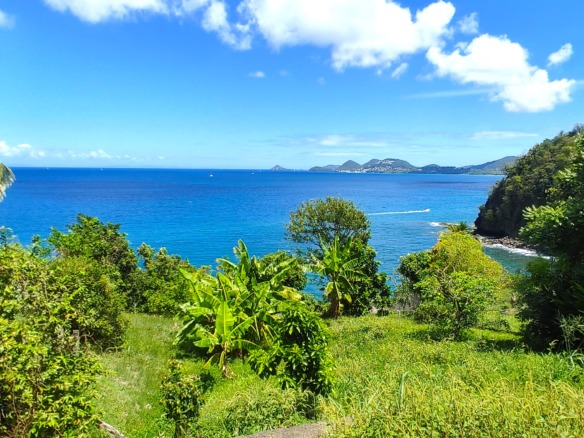 St Lucia real estate Waterfront Land Overlooking the Caribbean Sea