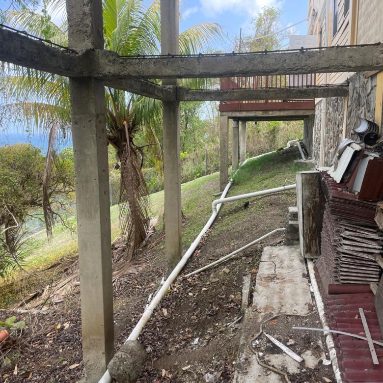 house for sale in st lucia - House For Sale At Sunny Acres Castries outside pipes
