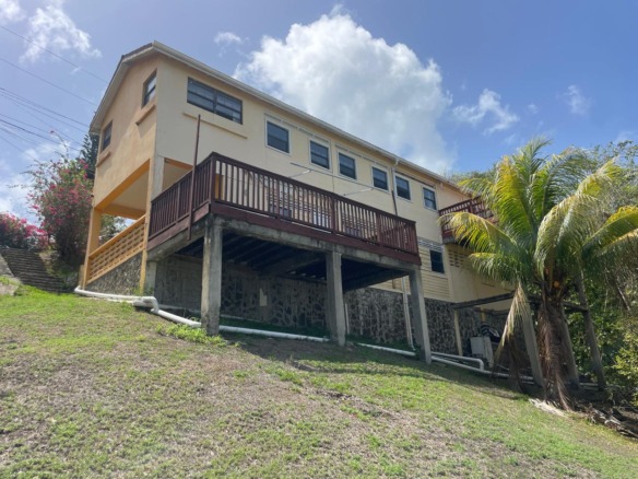house for sale in st lucia - House For Sale At Sunny Acres Castries back view