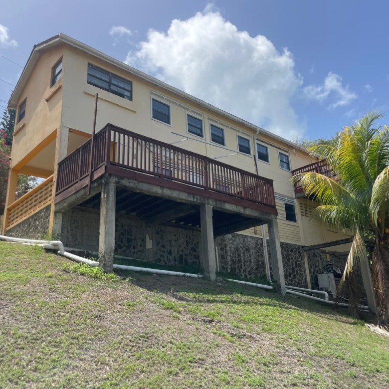 house for sale in st lucia - House For Sale At Sunny Acres Castries back view