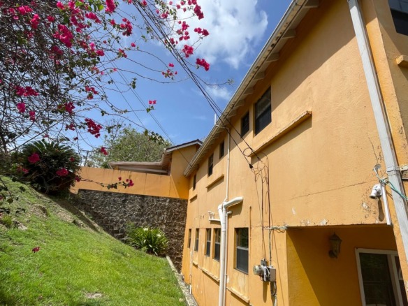 house for sale in st lucia - House For Sale At Sunny Acres Castries side of house view