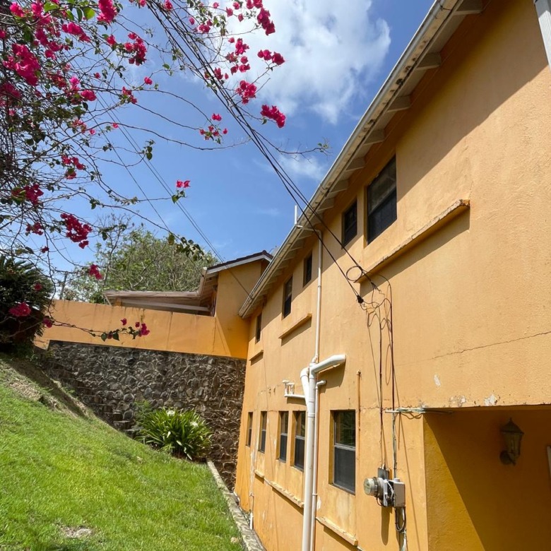 house for sale in st lucia - House For Sale At Sunny Acres Castries side of house view