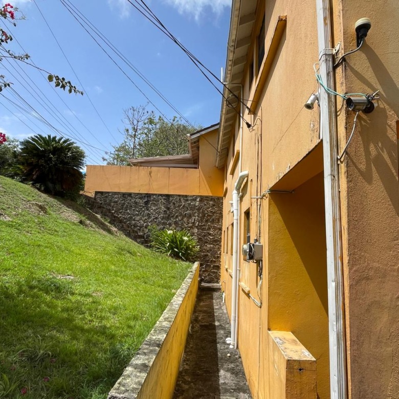house for sale in st lucia - House For Sale At Sunny Acres Castries side elevated view