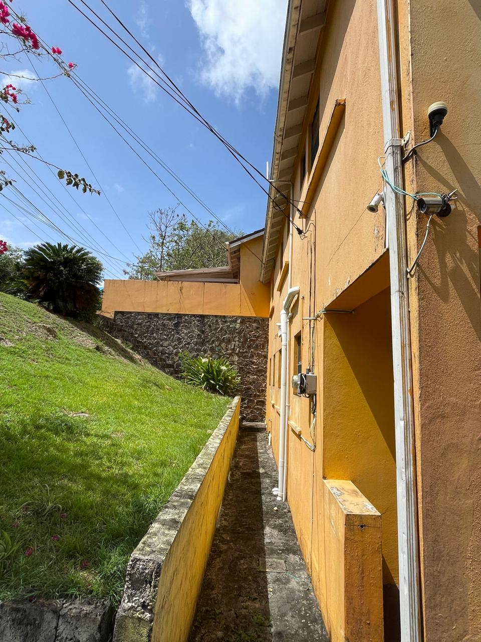 house for sale in st lucia - House For Sale At Sunny Acres Castries side elevated view