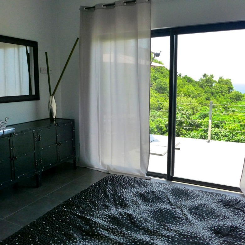 villas for sale in St Lucia - Labrelotte Villa | 3 Bedroom glass door