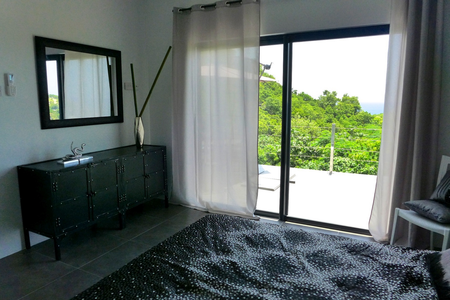 villas for sale in St Lucia - Labrelotte Villa | 3 Bedroom glass door