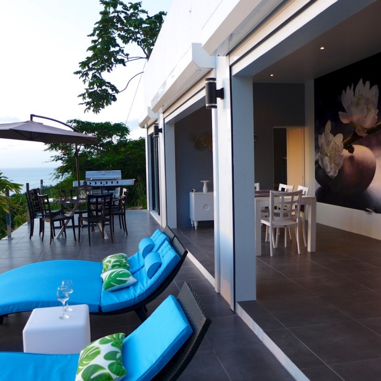 villas for sale in St Lucia - Labrelotte Villa | 3 Bedroom varandah