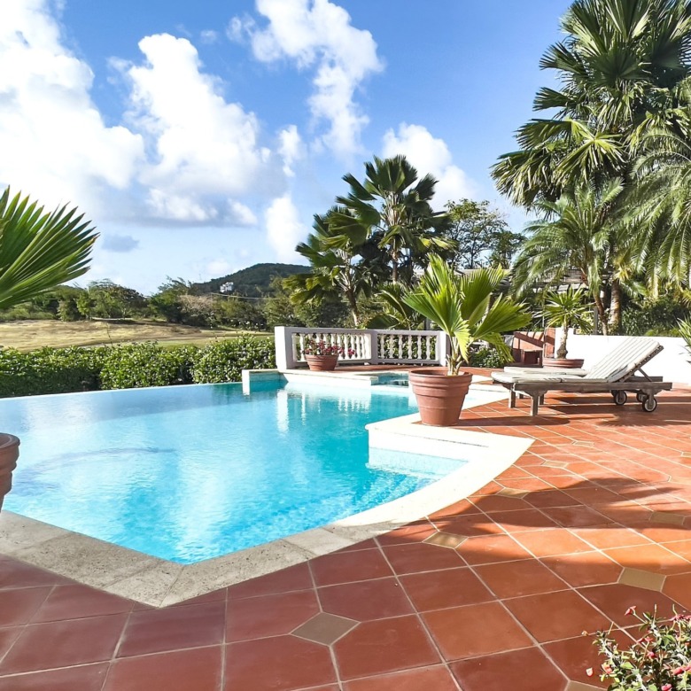 st lucia real estate golf ridge villa cap estate golf view