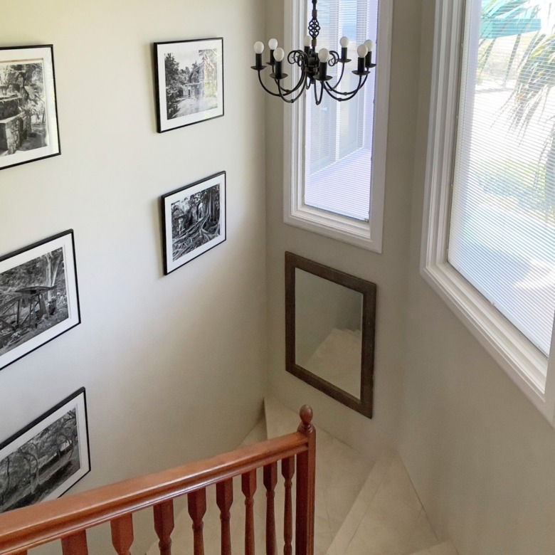 st lucia real estate golf ridge villa cap estate stairs