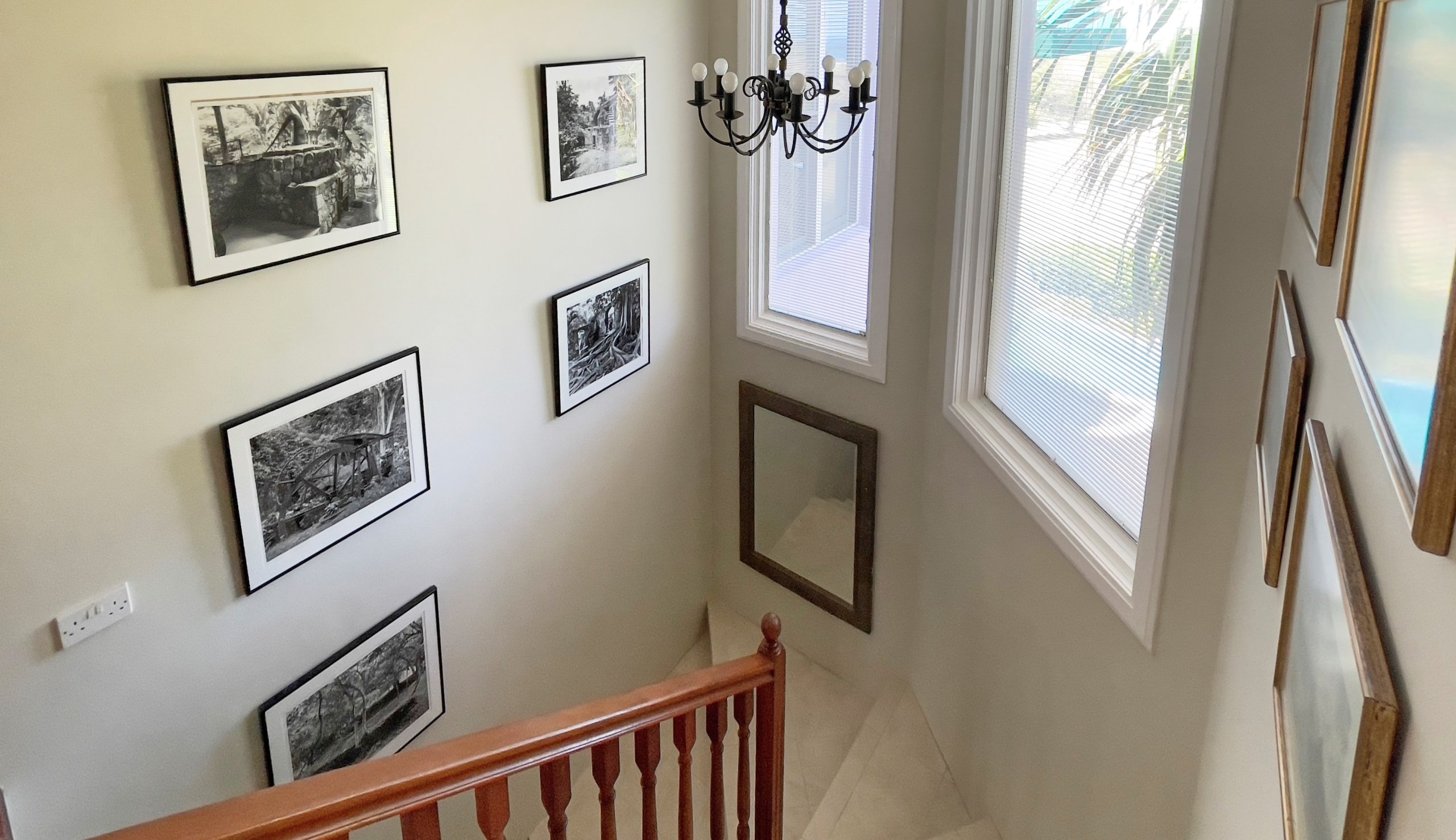 st lucia real estate golf ridge villa cap estate stairs