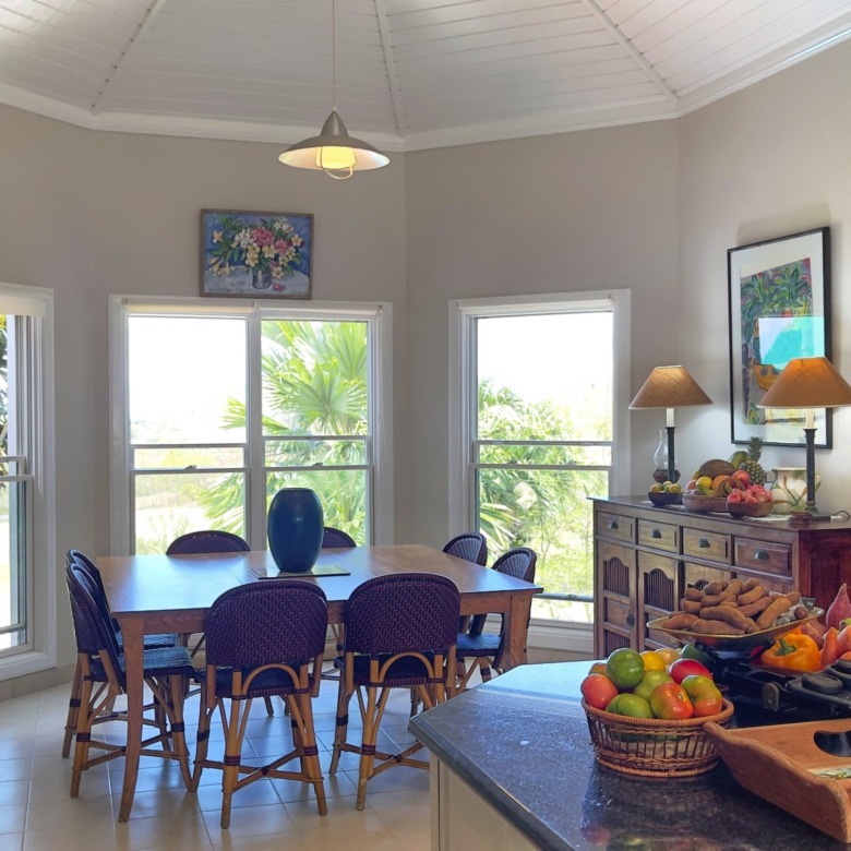 st lucia real estate golf ridge villa cap estate dinning