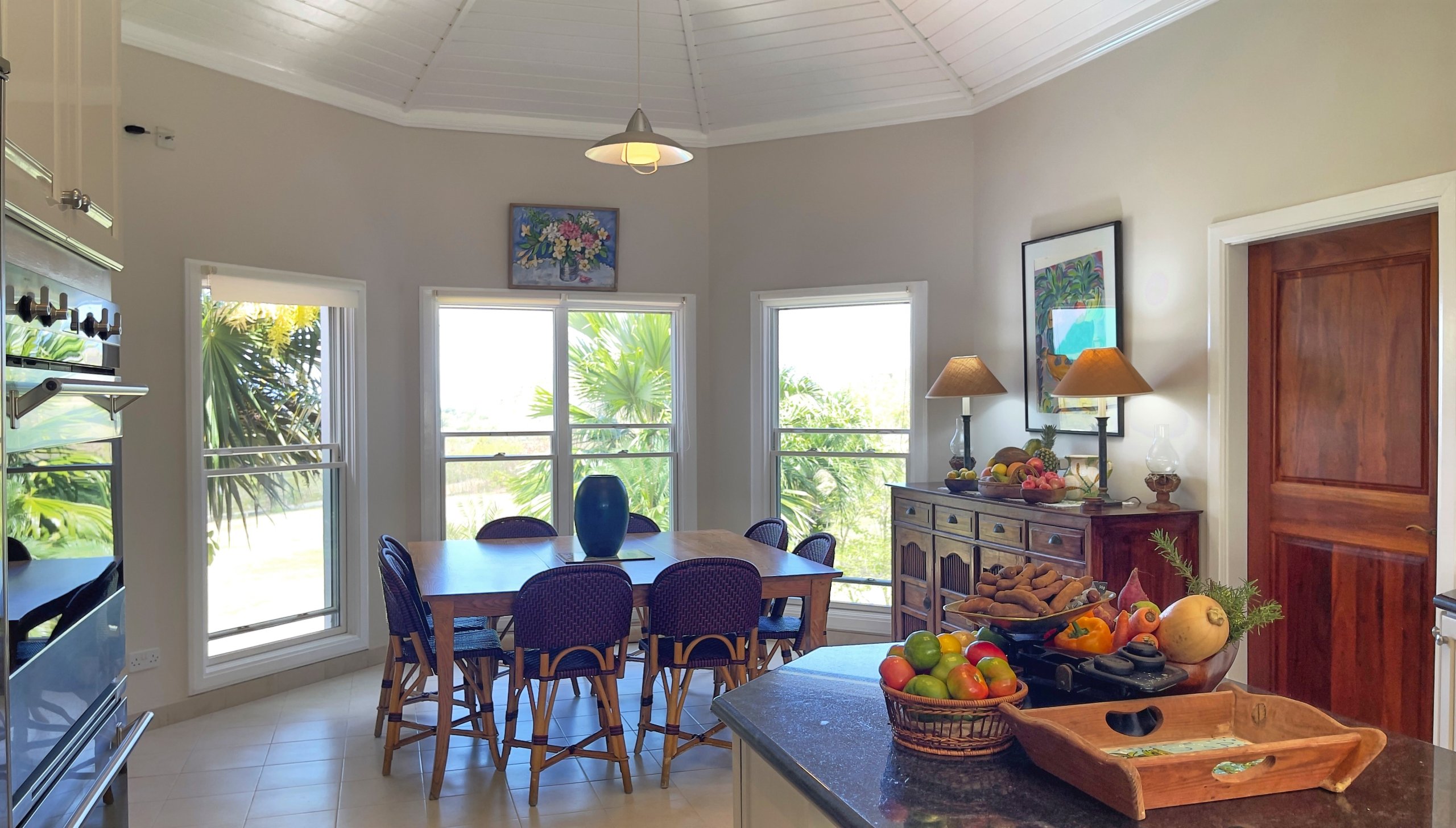 st lucia real estate golf ridge villa cap estate dinning