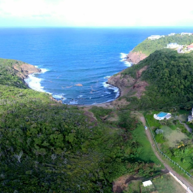 Beachfront land for sale St Lucia with sea views