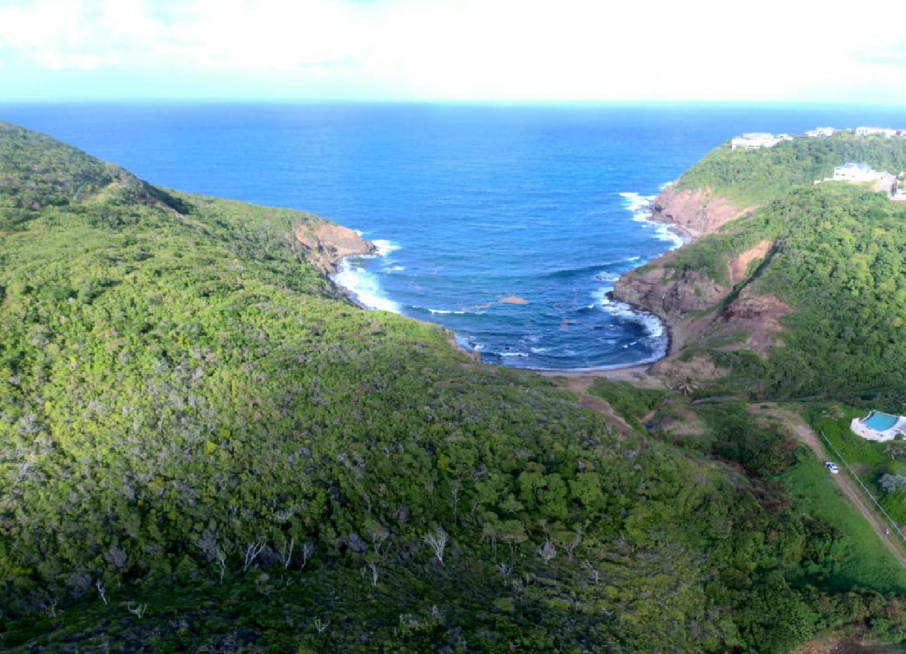 Beachfront land for sale St Lucia with ocean views