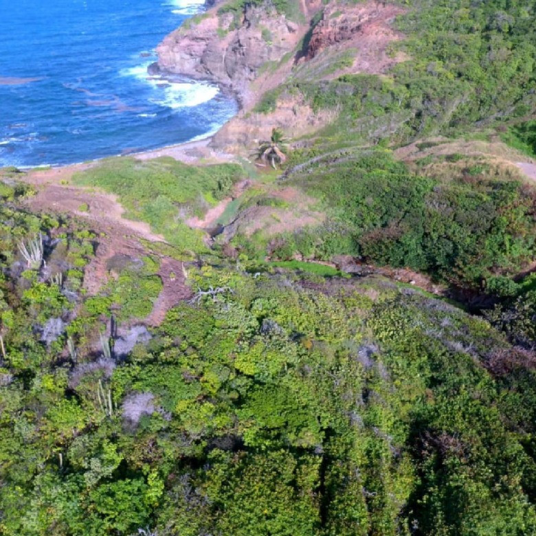 Beachfront land for sale St Lucia caribbean