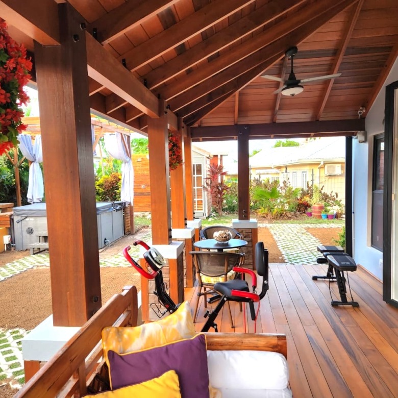 La Belle Maison St Lucia real Estate varandah