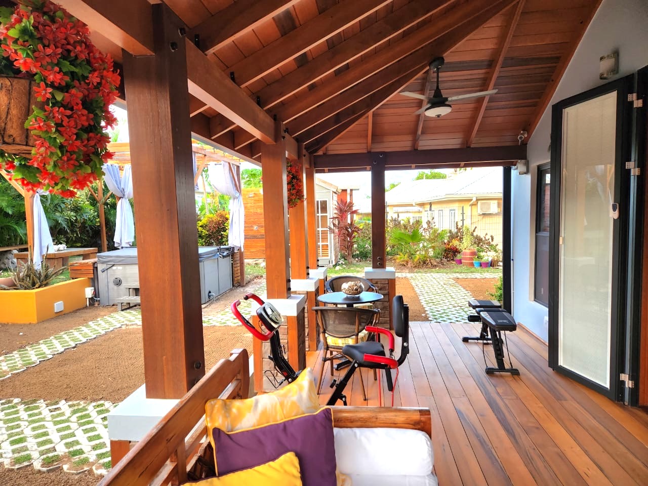 La Belle Maison St Lucia real Estate varandah