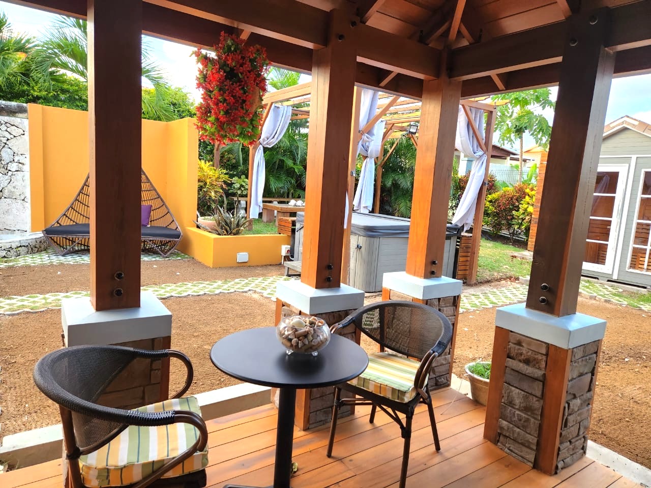 La Belle Maison St Lucia real Estate varandah