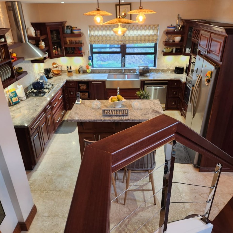 La Belle Maison St Lucia real Estate counter